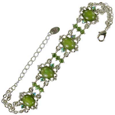 Swarovski Crystal Rhinestone Gemstone Bracelet