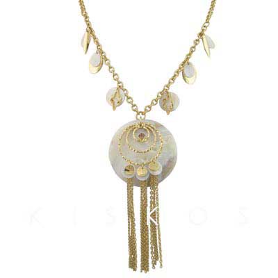Shell Golden Chain Pendant NECKLACE